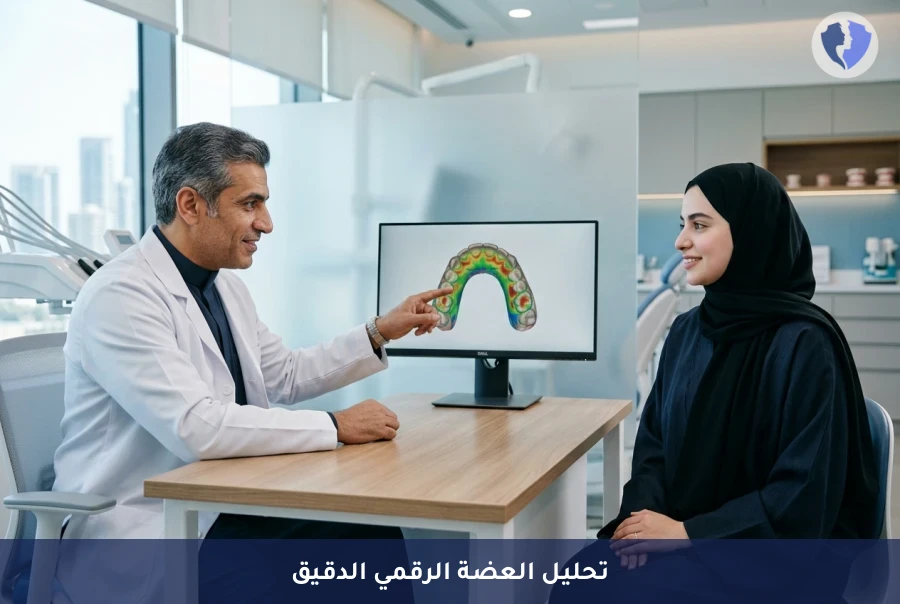 دقة رقمية لعضة أسنان مثالية - فحص تحليل العضة الرقمي (T-Scan)
