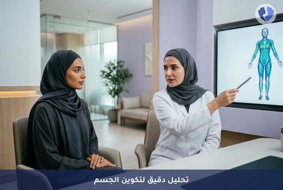 افهم طبيعة جسمك بدقة - فحص تحليل تكوين الجسم (InBody)