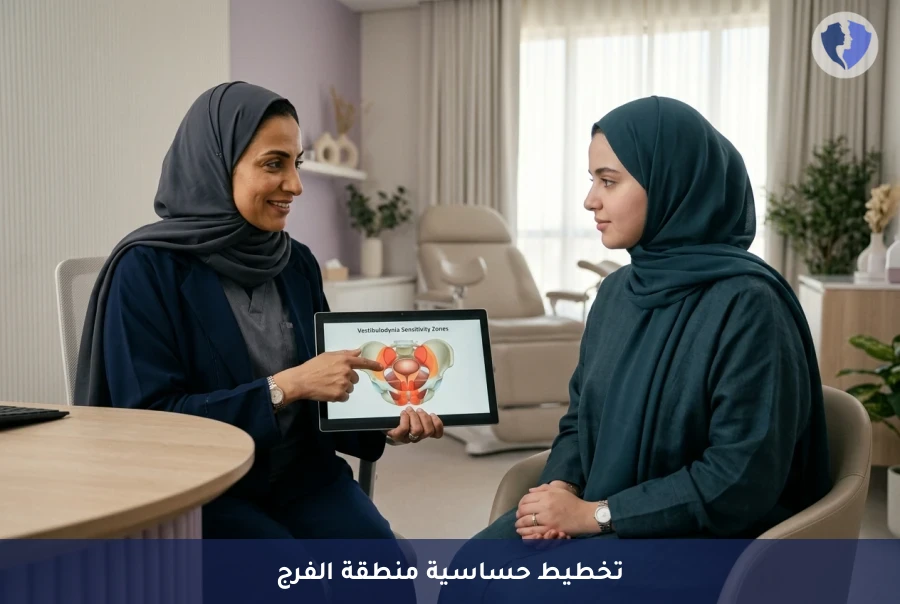 استعادة راحتك الحميمة بدقة - فحص تخطيط حساسية منطقة الفرج (Vestibulodynia Mapping)