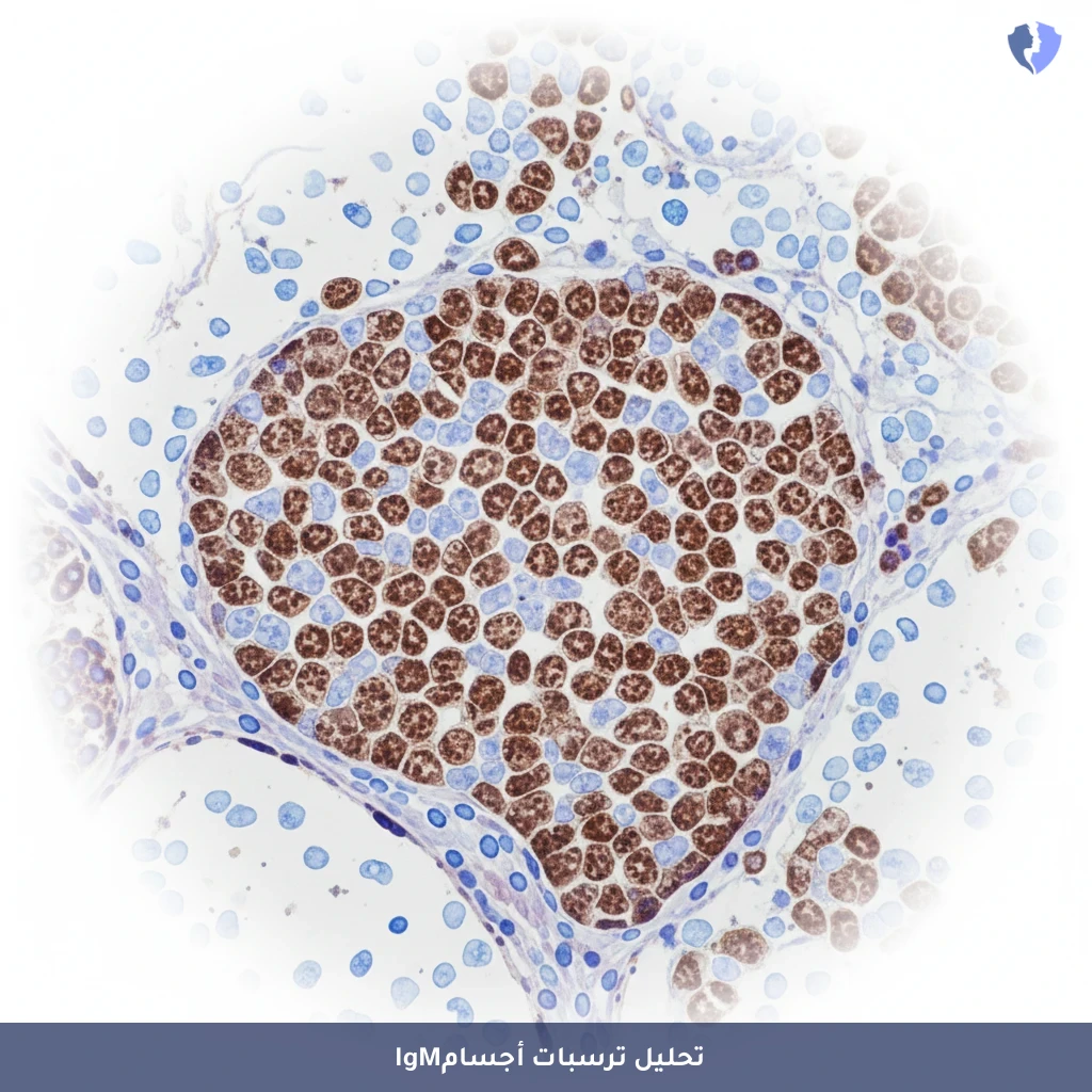 فحص IgM لأمراض الكلى والمناعة - فحص ترسبات الأجسام المضادة IgM نسيجياً (IgM)