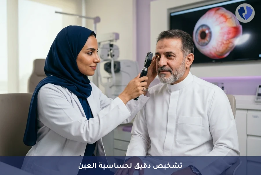 وداعاً لحكة وحساسية العين - فحص تشخيص حساسية العين الموسمية