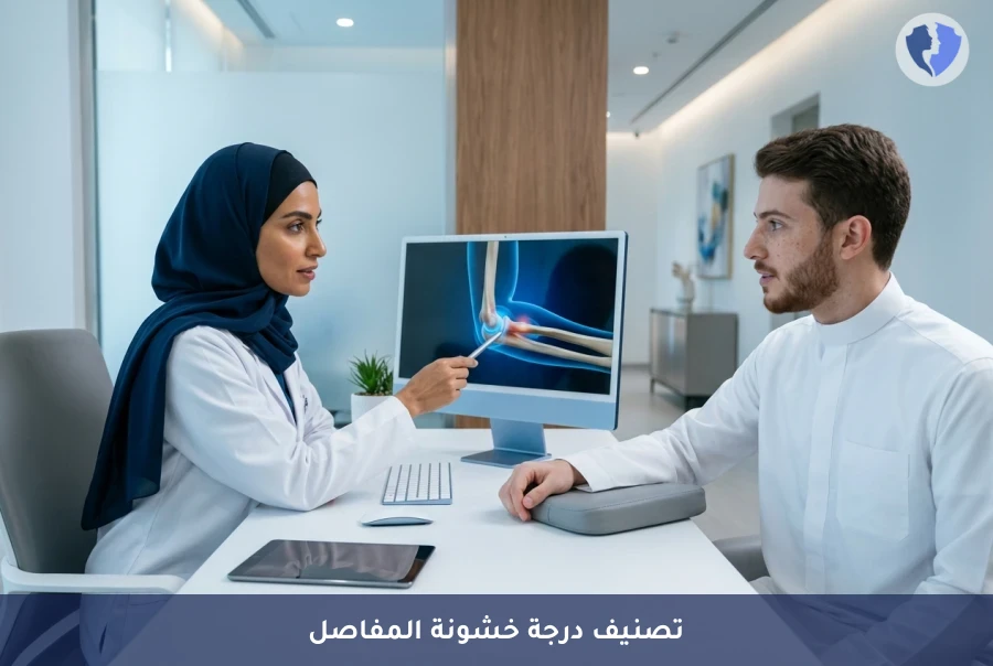 حدد درجة خشونة مفاصلك بدقة - فحص تصنيف درجات خشونة المفاصل (Kellgren-Lawrence)