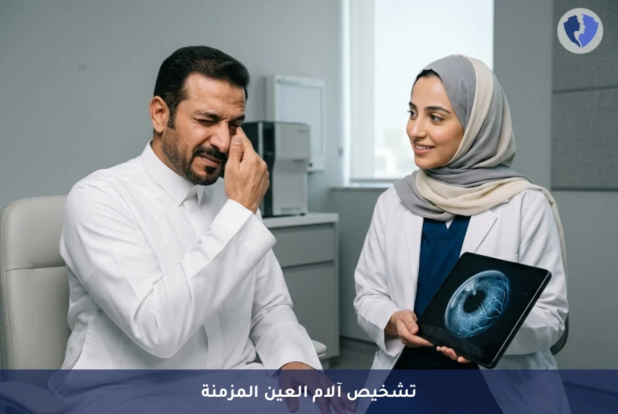 علاج آلام العين المزمنة - فحص تقييم آلام العين العصبية المزمنة
