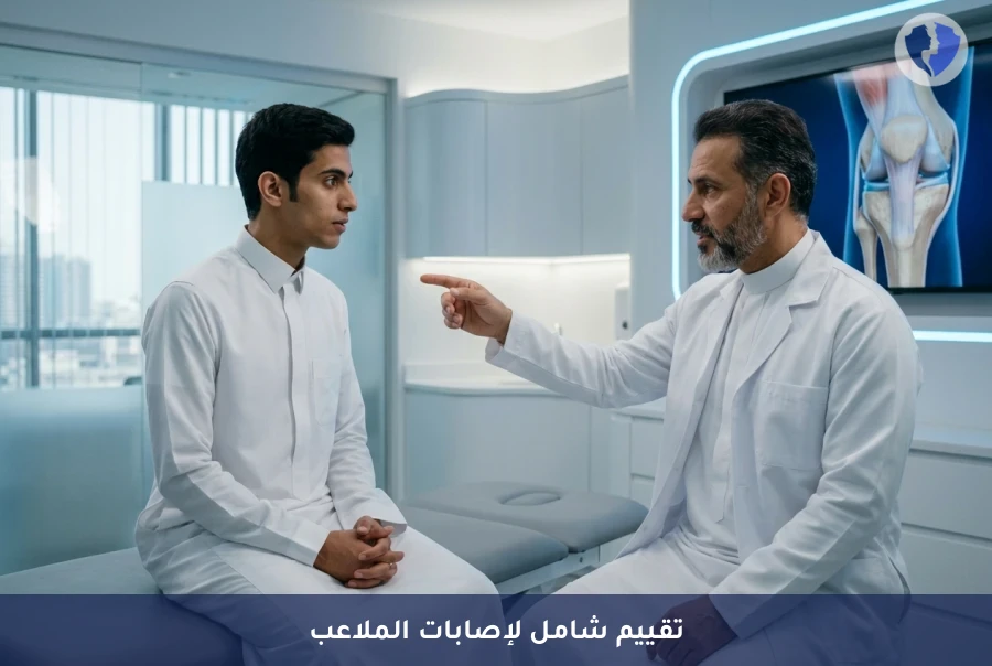 استعد لنشاطك الرياضي بأمان - فحص تقييم إصابات الملاعب الشامل