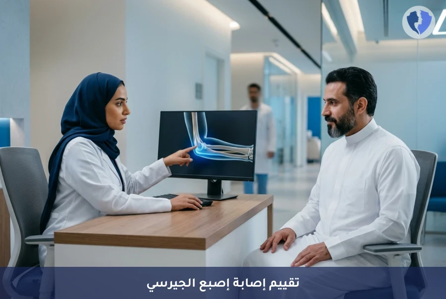 استعد قوة حركة أصابعك بدقة - فحص تقييم إصابة إصبع الجيرسي (Jersey Finger)