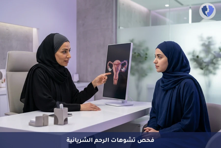 تشخيص دقيق للتشوهات الوريدية الرحمية - فحص تقييم التشوهات الشريانية الوريدية في الرحم (AVM)