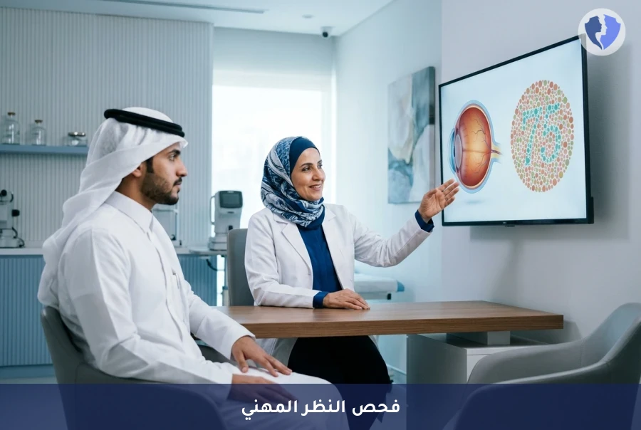 فحص النظر للرخص المهنية - فحص تقييم الرؤية للأغراض المهنية
