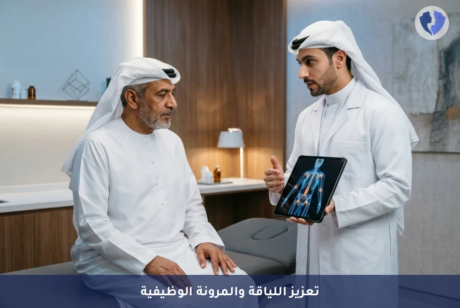 عزز نشاطك وحركتك بعد الأربعين - فحص تقييم اللياقة الوظيفية والمرونة