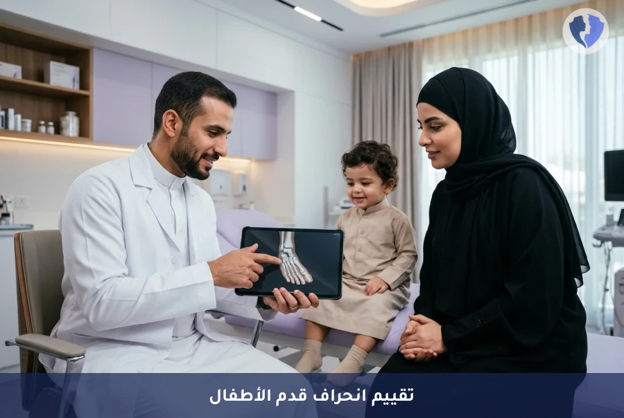 تقييم انحراف مشط القدم للأطفال - فحص تقييم انحراف مشط القدم للداخل (Metatarsus Adductus)