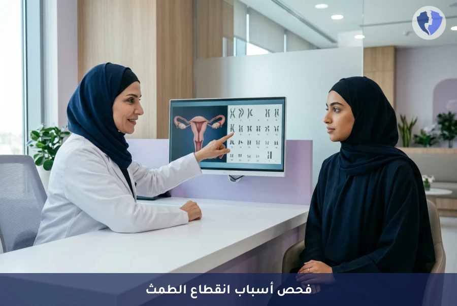 افهمي أسباب تأخر الدورة الشهرية - فحص تقييم انقطاع الطمث الأولي (أسباب رحمية)