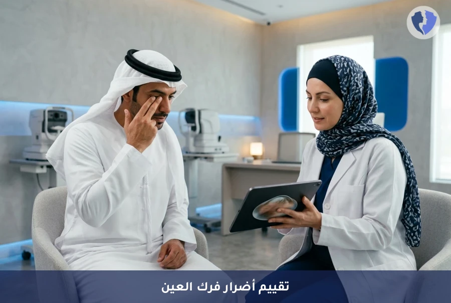 احمِ قرنيتك من الفرك المستمر - فحص تقييم تأثير فرك العين المزمن