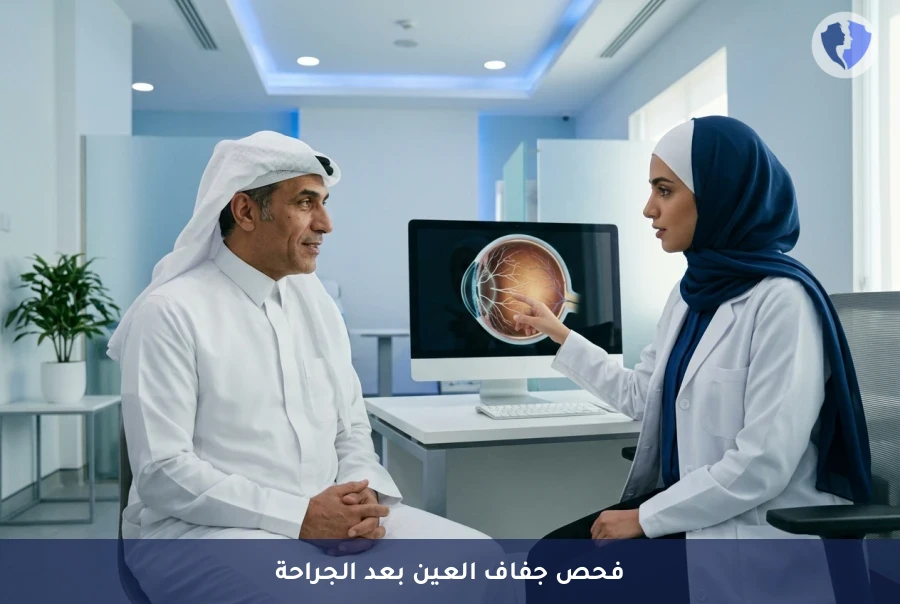 استعد راحة عينيك بعد الجراحة - فحص تقييم جفاف العين العصبي بعد الجراحة