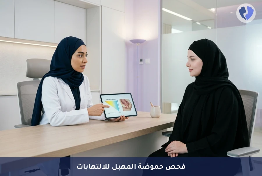 اطمئني على صحتك النسائية الخاصة - فحص تقييم درجة الحموضة المهبلية (pH)