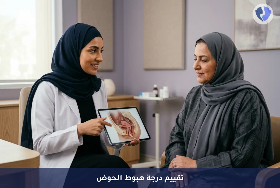 تقييم دقيق لهبوط أعضاء الحوض - فحص تقييم درجة هبوط الأعضاء الحوضية (POP-Q)