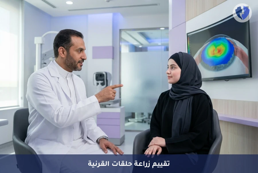 رؤية أوضح مع حلقات القرنية - فحص تقييم زراعة حلقات القرنية (ICRS)