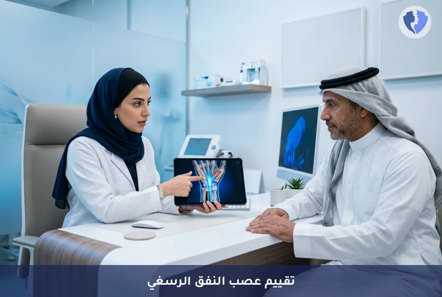 تخلص من تنميل وآلام المعصم - فحص تقييم متلازمة النفق الرسغي (CTS)