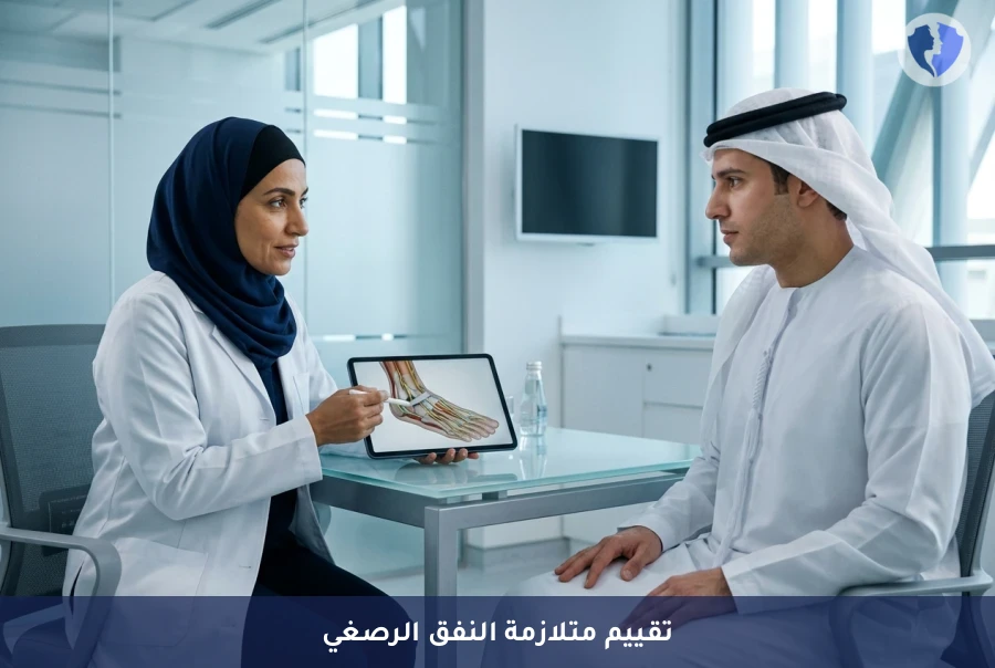تخلص من آلام وتنميل القدم - فحص تقييم متلازمة النفق الرصغي للقدم