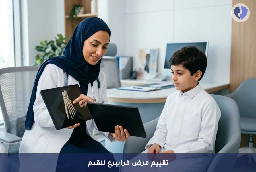 تخلص من آلام مشط القدم - فحص تقييم مرض فرايبرغ في مشط القدم