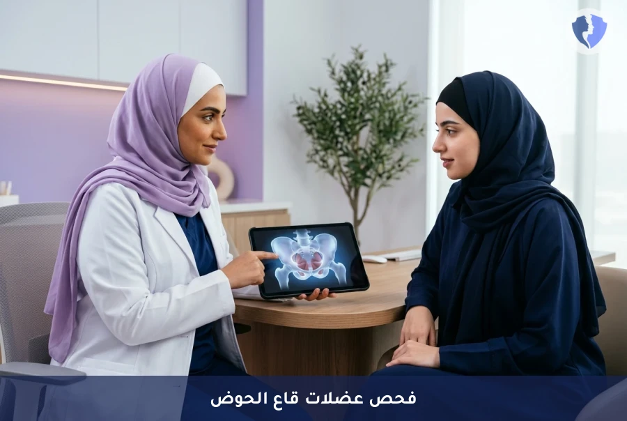 قوة وتحكم لعضلات الحوض - فحص تقييم وظائف عضلات قاع الحوض