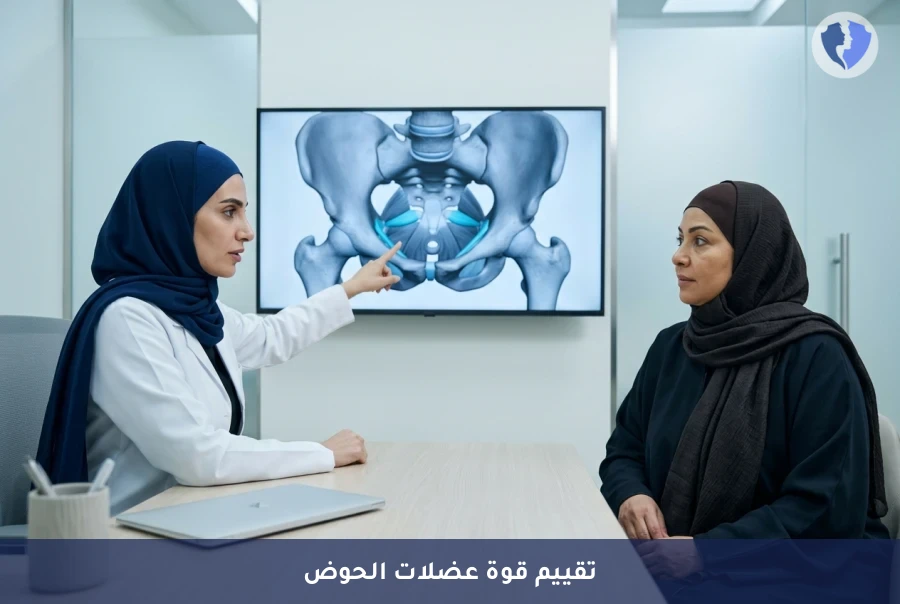 استعيدي قوة عضلات قاع الحوض - فحص تقييم وظائف عضلات قاع الحوض