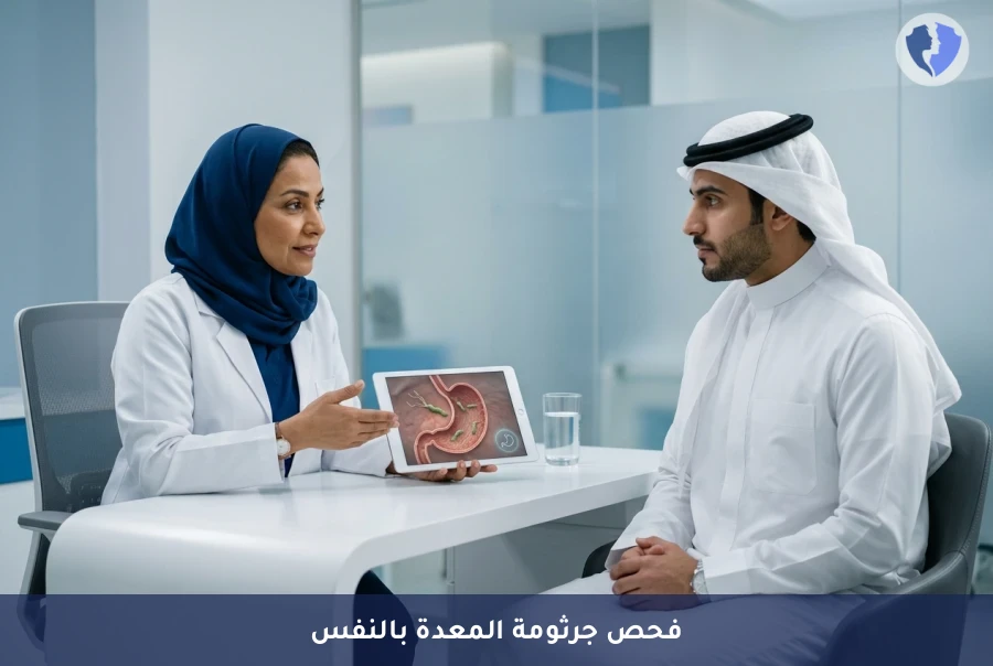تحليل جرثومة المعدة السريع - فحص جرثومة المعدة بالنفس (UBT) - مجموعتان
