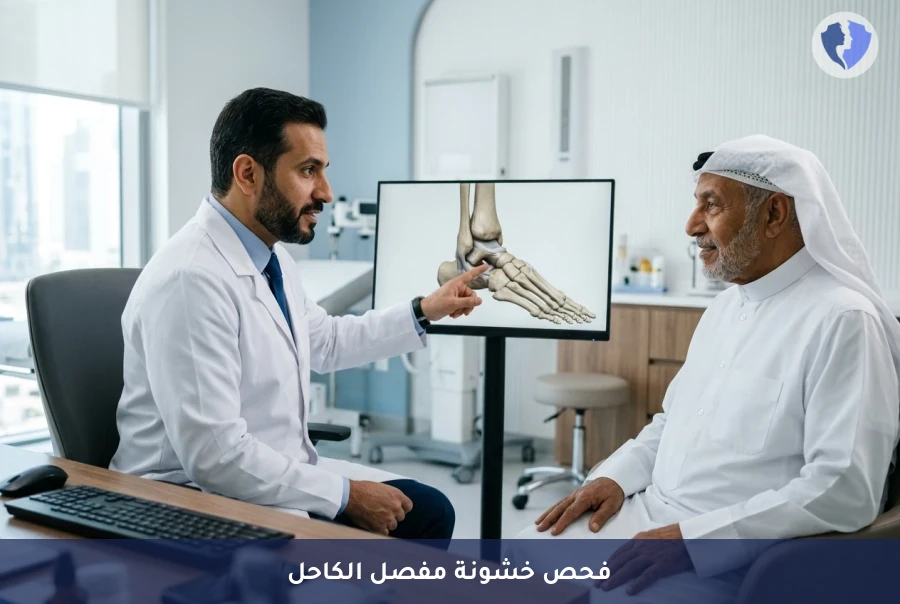 استعد مرونة حركة قدمك - فحص خشونة مفصل الكاحل الداخلي (Subtalar Osteoarthritis)