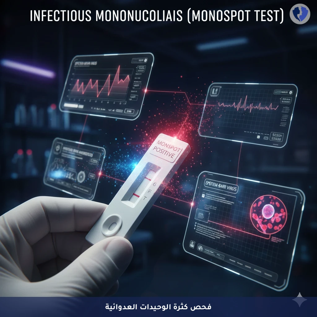 فحص داء التقبيل السريع - فحص داء كثرة الوحيدات العدوائية (Monospot Test)