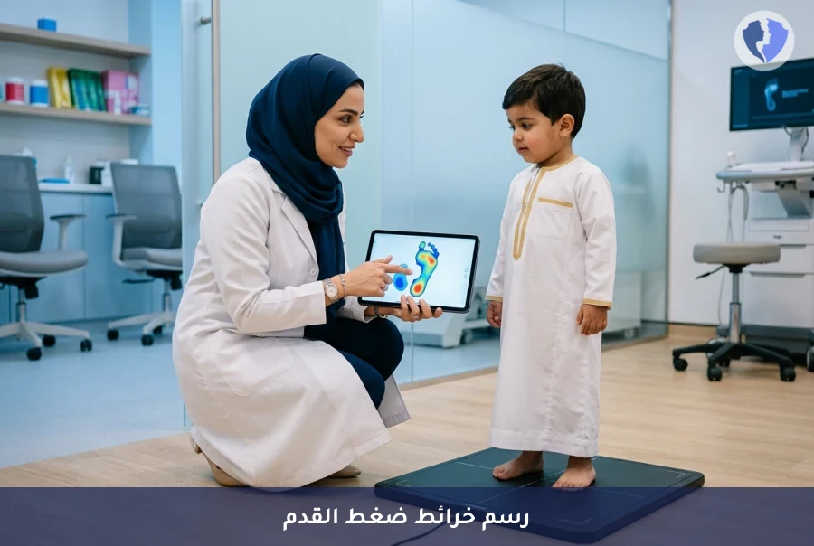 افحص توازن خطوات طفلك بدقة - فحص رسم خرائط ضغط القدم (Pedobarography) للمشاة المتأخرين