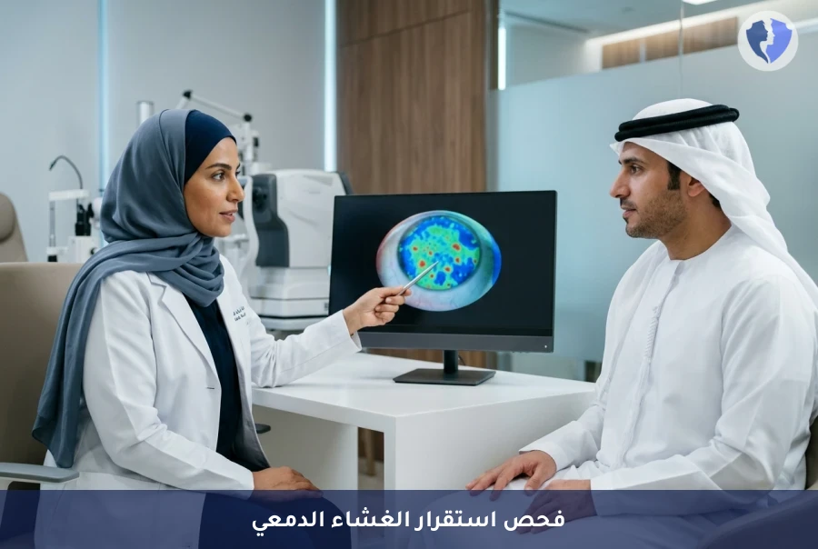 اطمئن على ترطيب عينيك - فحص زمن جفاف الدموع (TBUT)