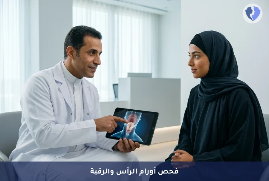 فحص مبكر لسرطان الرأس والرقبة - فحص سرطان الرأس والرقبة الشامل (بالمنظار الليفي)