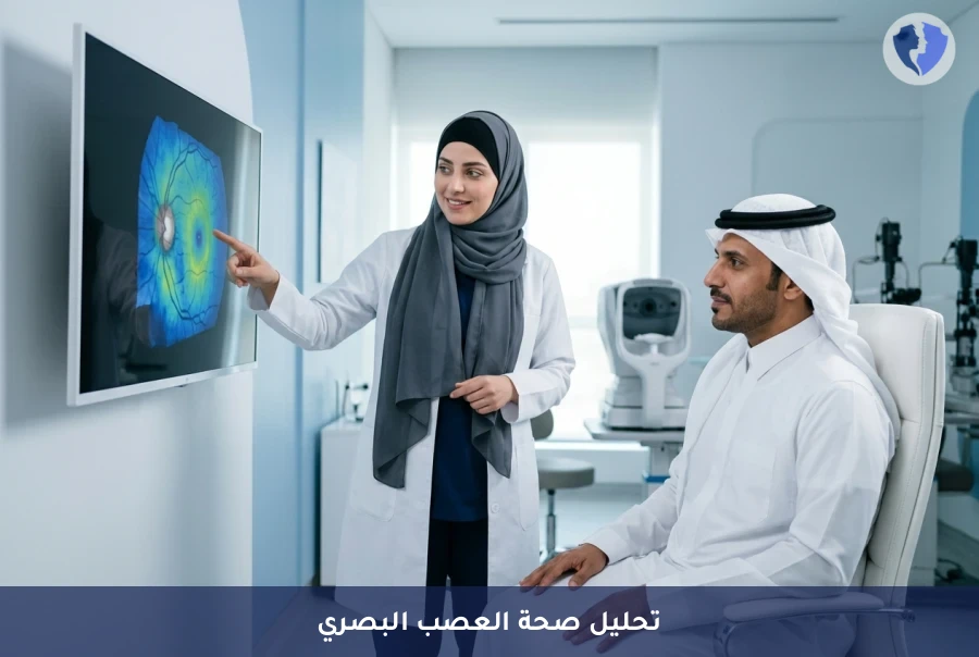 احمِ بصرك وفحص العصب البصري - فحص سماكة طبقة الألياف العصبية (RNFL)