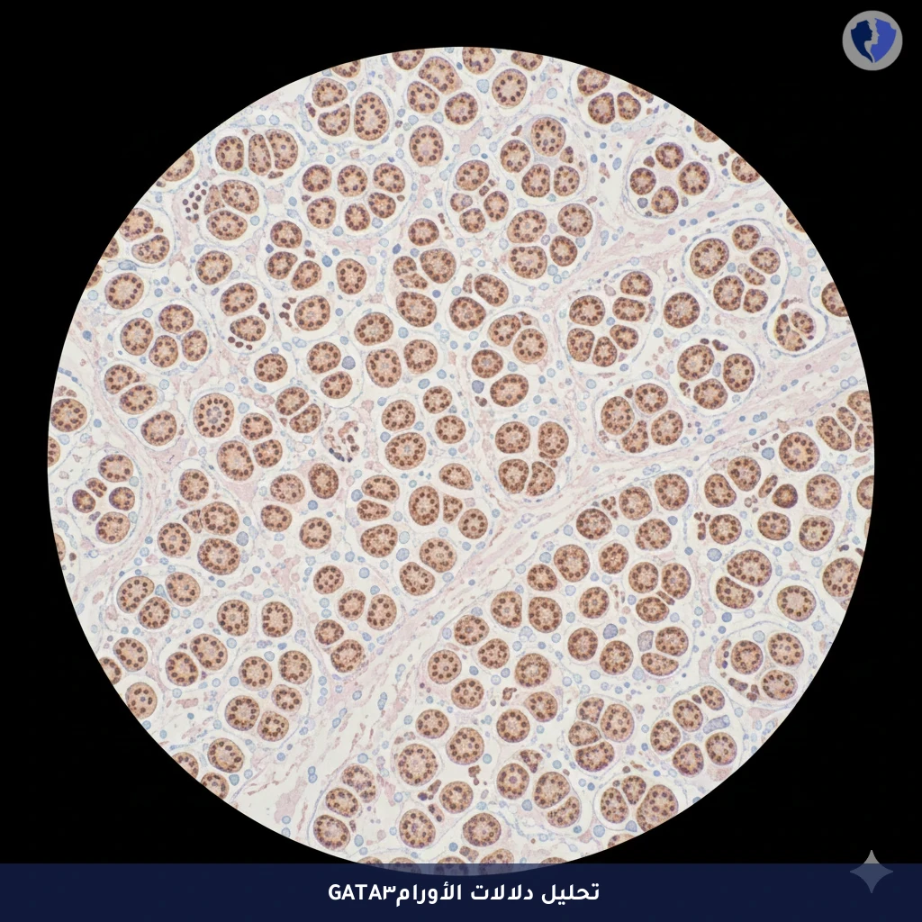 فحص GATA3 لأورام الثدي والمسالك - فحص كيميائي نسيجي مناعي لبروتين (GATA3)