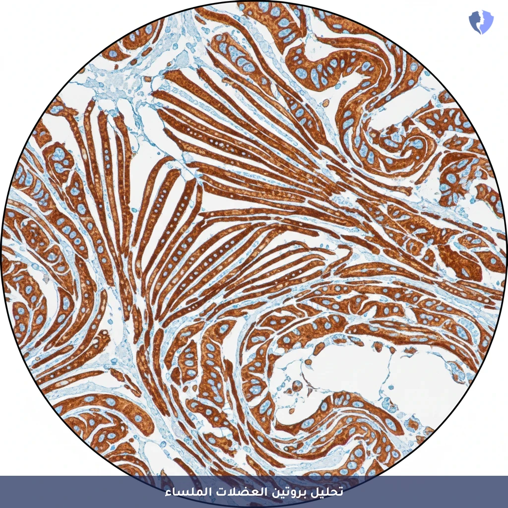 فحص H-Caldesmon لأورام العضلات - فحص كيميائي نسيجي مناعي لبروتين إتش-كالديسمون (H-Caldesmon)