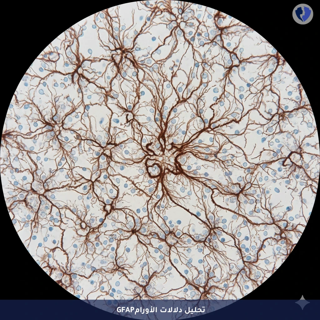 فحص GFAP لأورام الجهاز العصبي - فحص كيميائي نسيجي مناعي للبروتين الحمضي الليفي الدبقي (GFAP)
