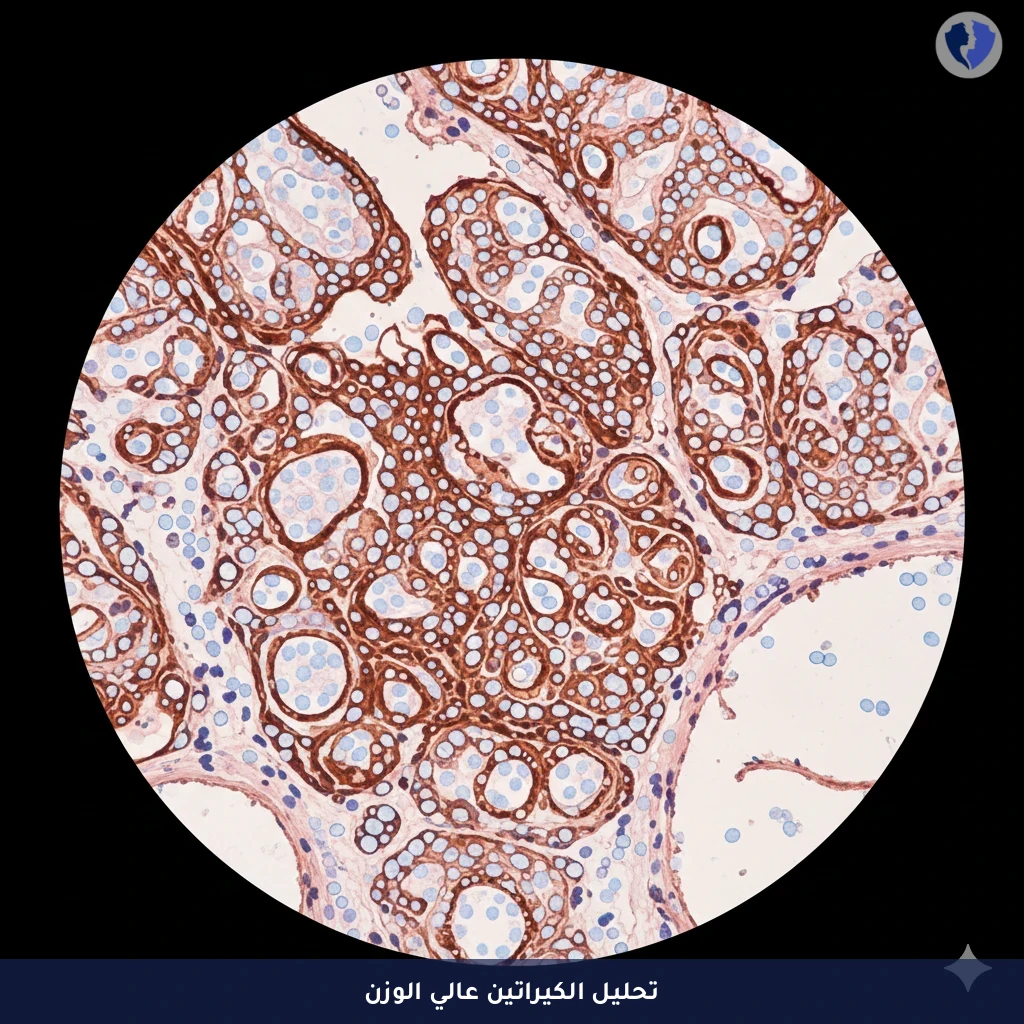 تحليل HMW CK للبروستاتا - فحص كيميائي نسيجي مناعي للسيتوكيراتين عالي الوزن الجزيئي (HMW CK)