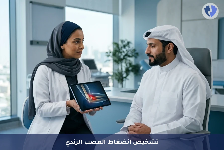 تخلص من تنميل أصابع اليد - فحص متلازمة النفق المرفقي (Cubital Tunnel Assessment)