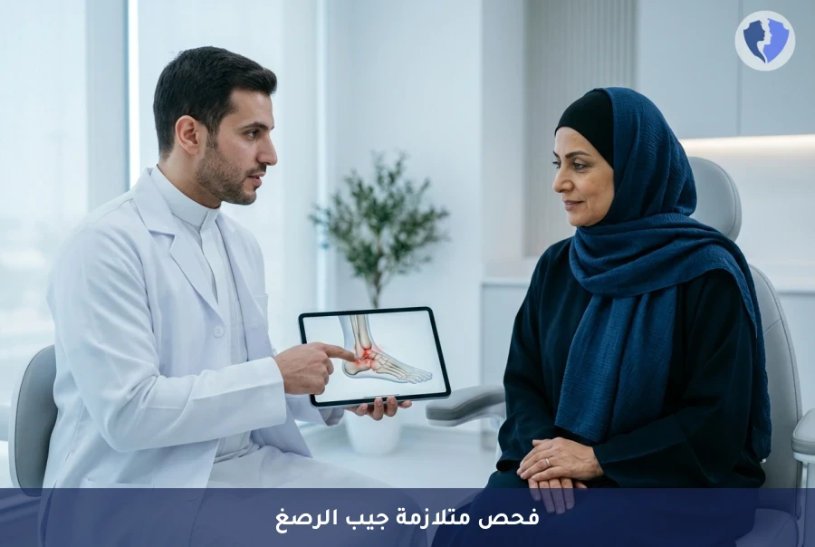 وداعاً لآلام الكاحل المستمرة - فحص متلازمة جيب الرصغ (Sinus Tarsi Syndrome)