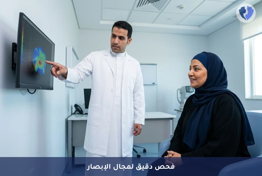 فحص دقيق لمجال الرؤية - فحص مجال الإبصار الكمي (HFA)
