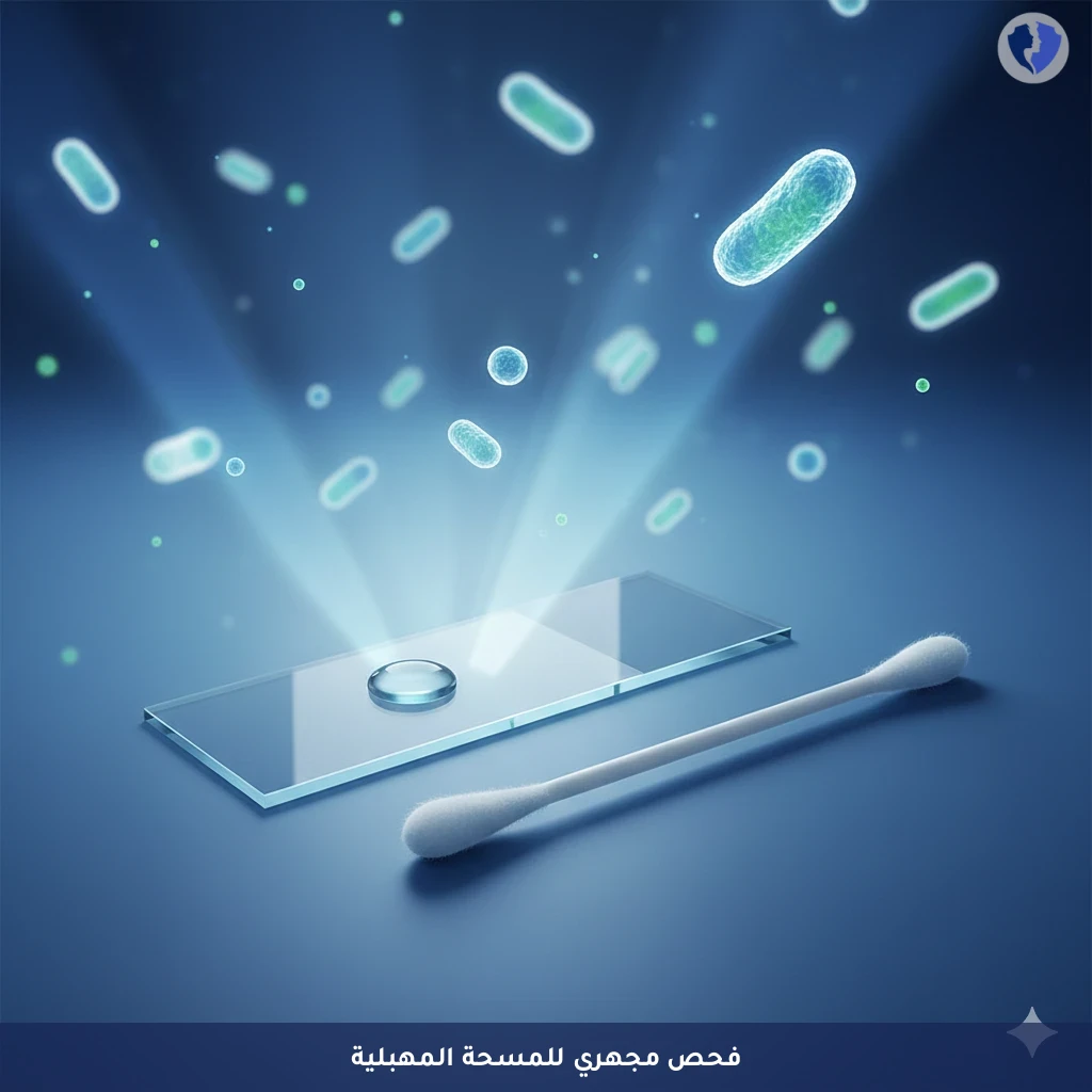 فحص مجهري للمسحة المهبلية - فحص مجهري مباشر لمسحة مهبلية (Wet Mount)