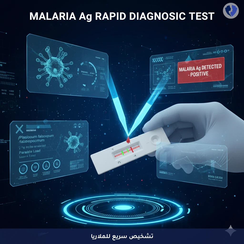 فحص الملاريا السريع - فحص مستضد الملاريا السريع (Malaria Ag)
