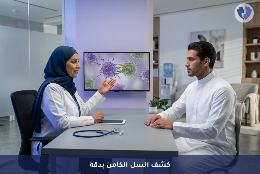 اطمئن على سلامتك من السل - فحص مقايسة إطلاق إنترفيرون جاما (IGRA) للسل الكامن