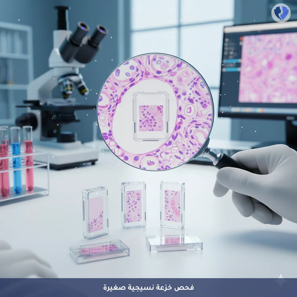 خزعة جراحية (عينة صغيرة) - فحص نسيجي لعينة جراحية صغيرة (1-2 بلوك)