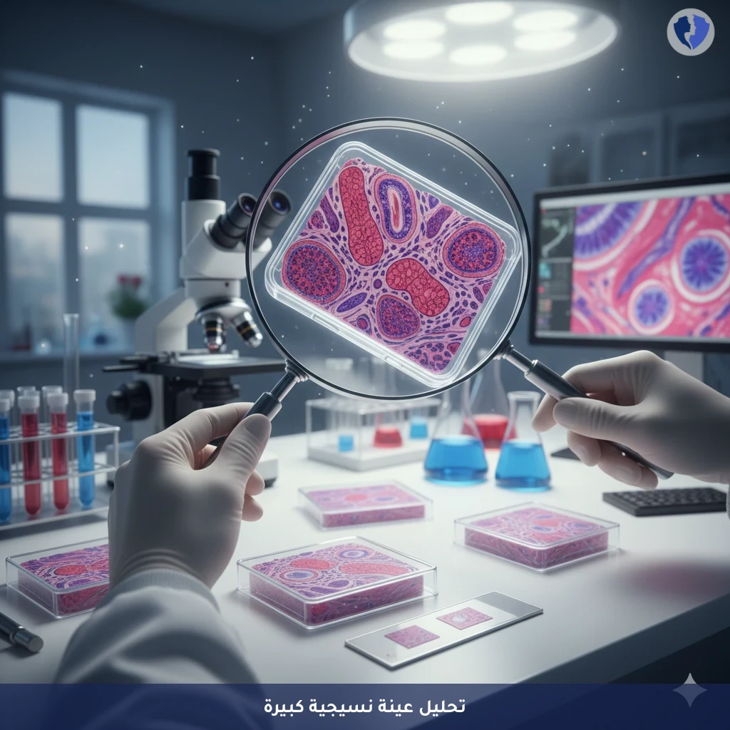 خزعة جراحية (عينة كبيرة) - فحص نسيجي لعينة جراحية كبيرة (أكثر من 4 بلوك)