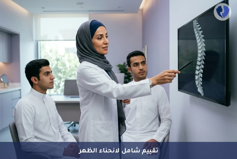استعد استقامة ظهرك وصحتك - فحص وتقييم انحناء الظهر (الحدب)