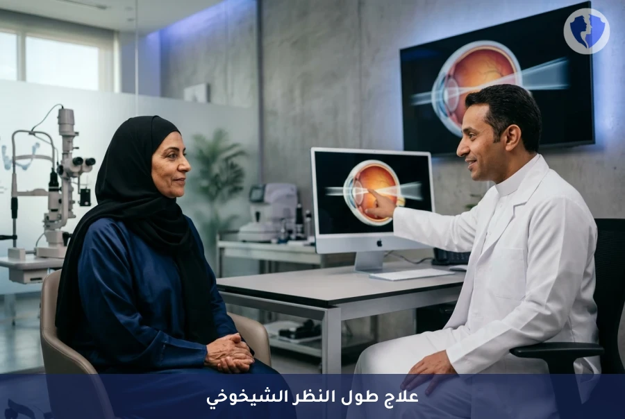 استعد حدة بصرك القريبة - فحص وتقييم طول النظر الشيخوخي (Presbyopia)