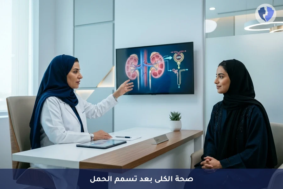اطمئني على كليتيكِ بعد الولادة - فحص وظائف الكلى لمتابعة ما بعد تسمم الحمل (UPCR/GFR)