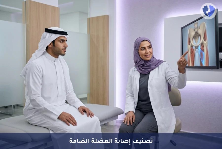 قيم شدة إصابة الفخذ بدقة - كشف تصنيف شدة تمزق العضلات الضامة (أعلى الفخذ)