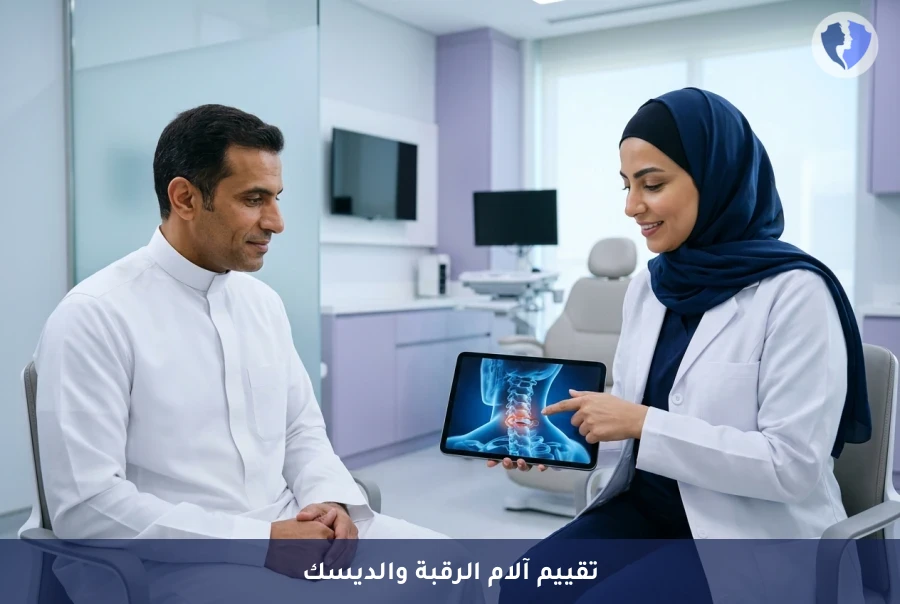 تخلص من آلام الرقبة والديسك - كشف تقييم آلام الرقبة والديسك العنقي