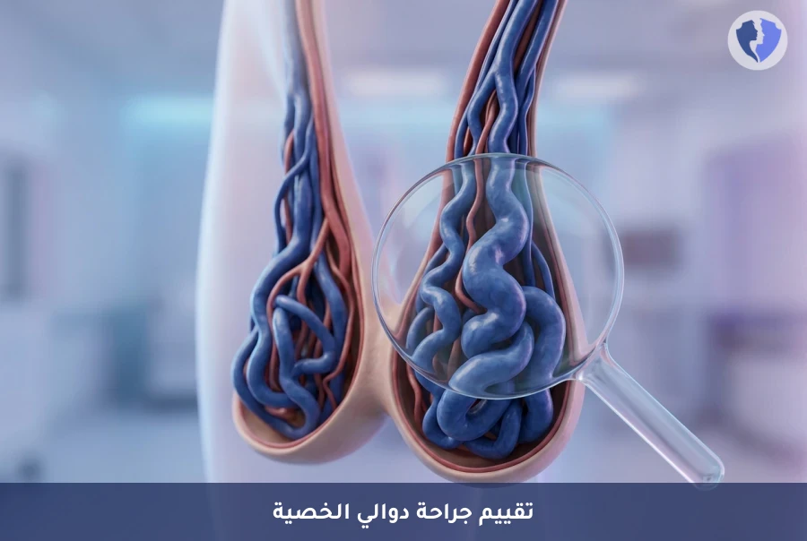 تقييم شامل لدوالي الخصية - كشف تقييم ما قبل عملية استئصال دوالي الخصية مجهرياً