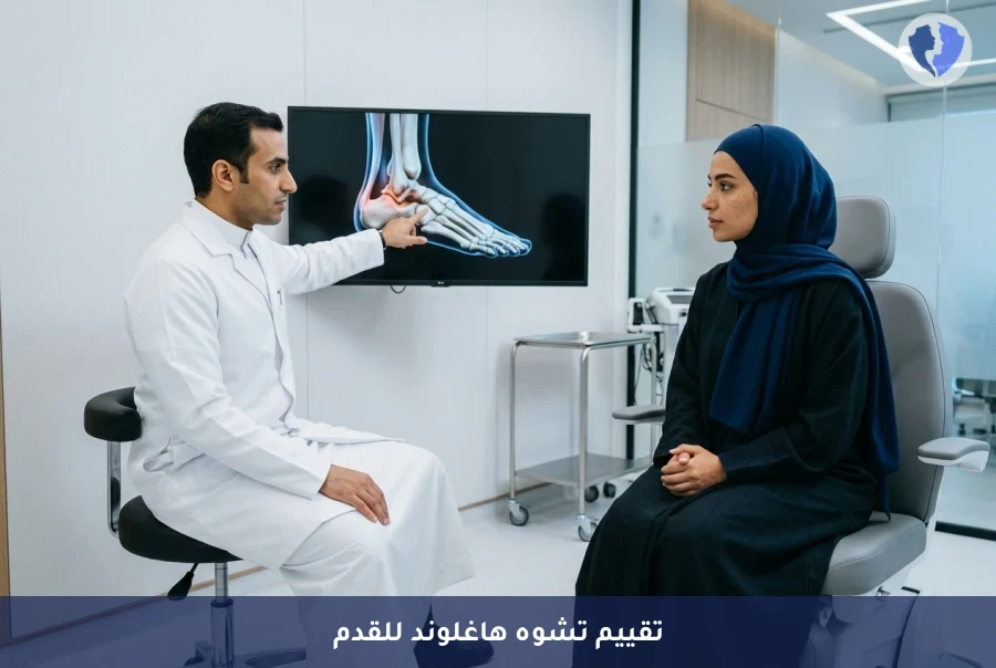 تخلص من آلام كعب القدم - كشف وتقييم تشوه هاغلوند (Haglund’s Deformity)
